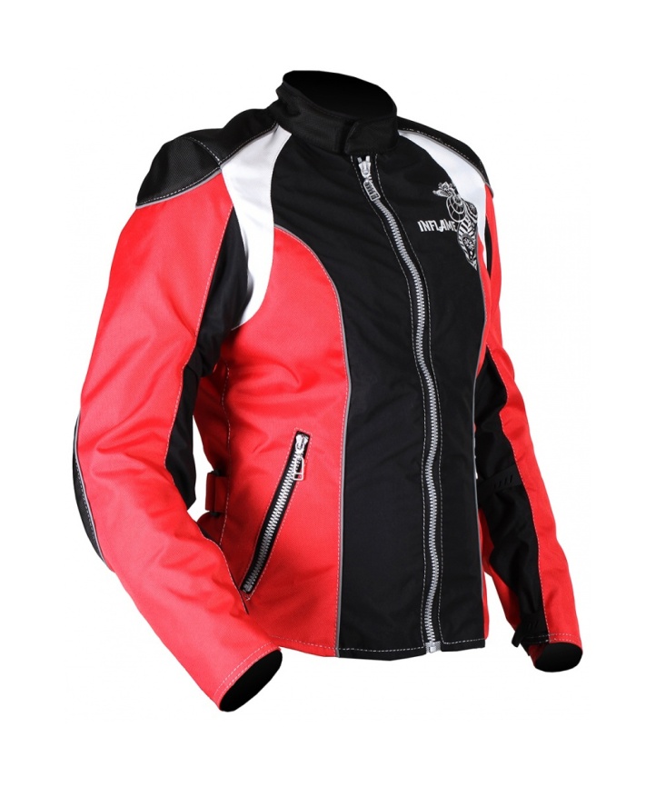 Куртка INFLAME ECSTASY текстиль, цвет красно-черный фото 1